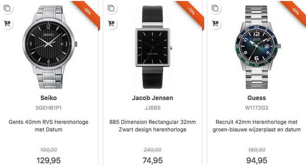 Kortingscode Horloge 4% + €140 shoptegoed cadeau -