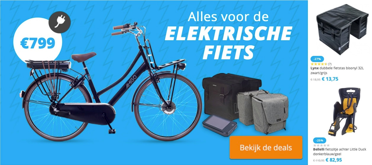 korting Internet-Bikes | 5% cadeau nu ook 25% korting op elektrische fietsen -
